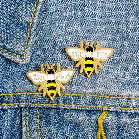 Save The Bees Enamel Pin